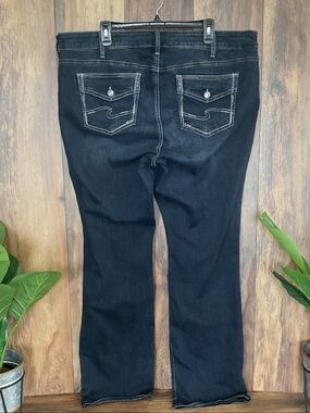 Silver Jeans W03607EDB445 Elyse Slim Bootcut Jeans 20x33     261B